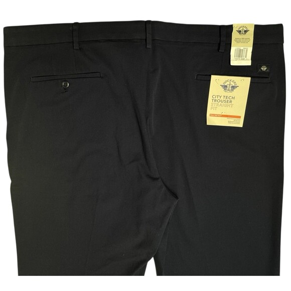 Dockers Mens 42 x 34 Blue City Tech Straight Fit Trouser Wrinkle Free Wicking - Picture 5 of 8